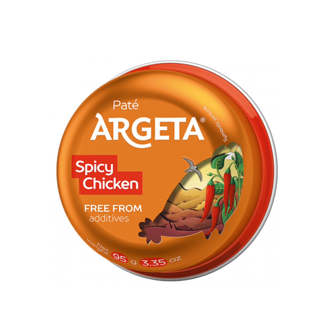 ARGETA Chicken Pate Pikant 95G Euro Market
