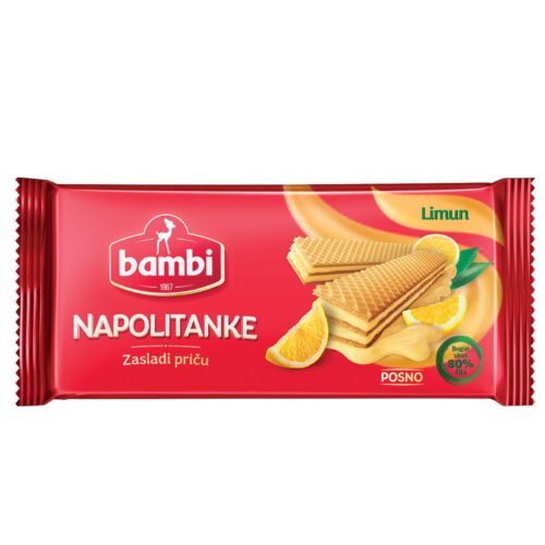 BAMBI Wafers Lemon 185G