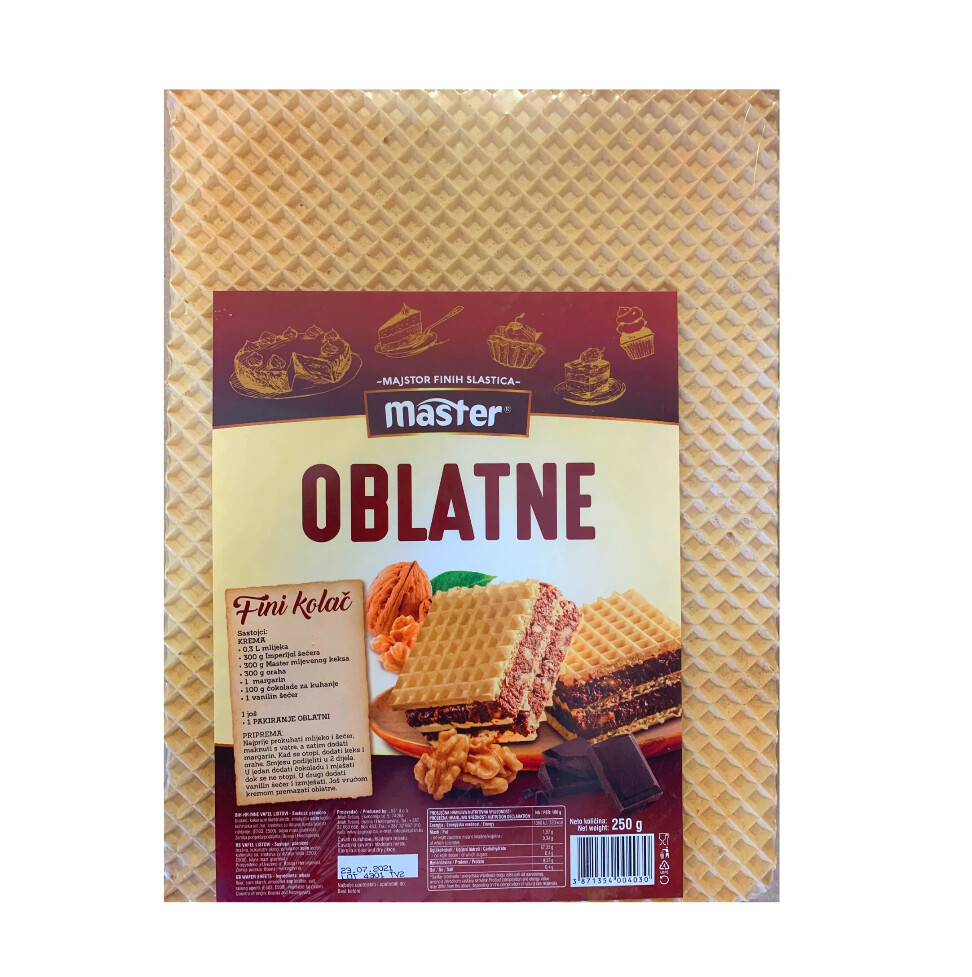 MASTER Wafer Sheets 200G