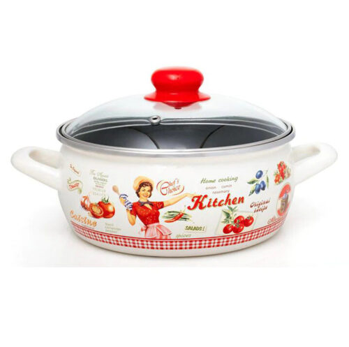METALAC Lady Chef Shallow Pot 22CM/4.0L