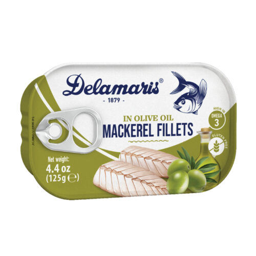 DELAMARIS Mackarel Fillets 125G