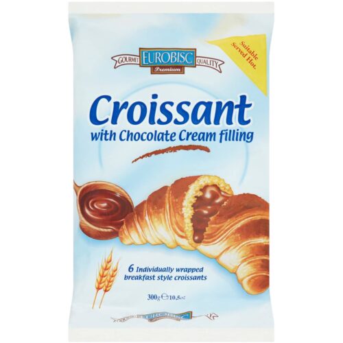 EUROBISC Croissant Choco 300G
