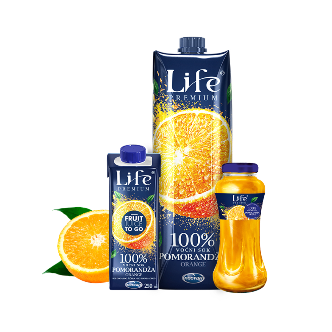 NECTAR Premium Orange Juice 1L Euro Market